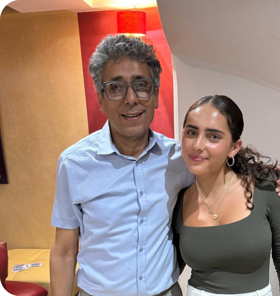 With Dr. Mohsine El Ahmadi, Professor of Political Sociology at Cadi Ayyad University in Marrakech.  Fulbright recipient, Washington Institute for Near East Policy working on "Abraham Accords: Assessment and future relations". Marrakech 2024.