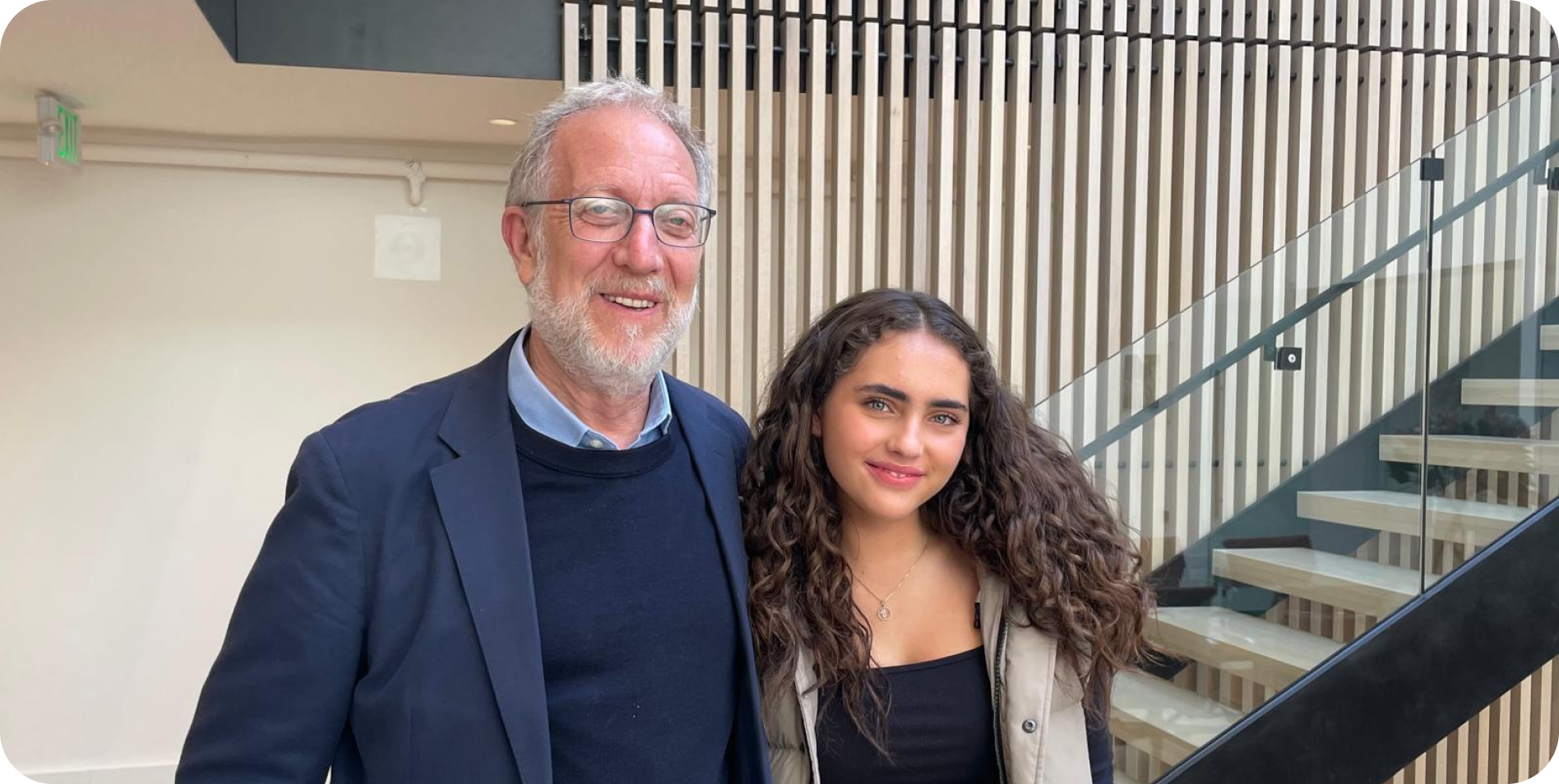 With Yossi Klein Halevi, Israeli Author, Journalist, and Thought-Leader. Co-director of the Hartman Institute Muslim Leadership Initiative with Imam Abdullah Antepli of Duke University. San Francisco 2023.